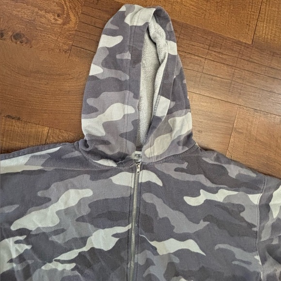 PINK by Victoria’s Secret full zip camo hoodie Sz large - Picture 2 of 7